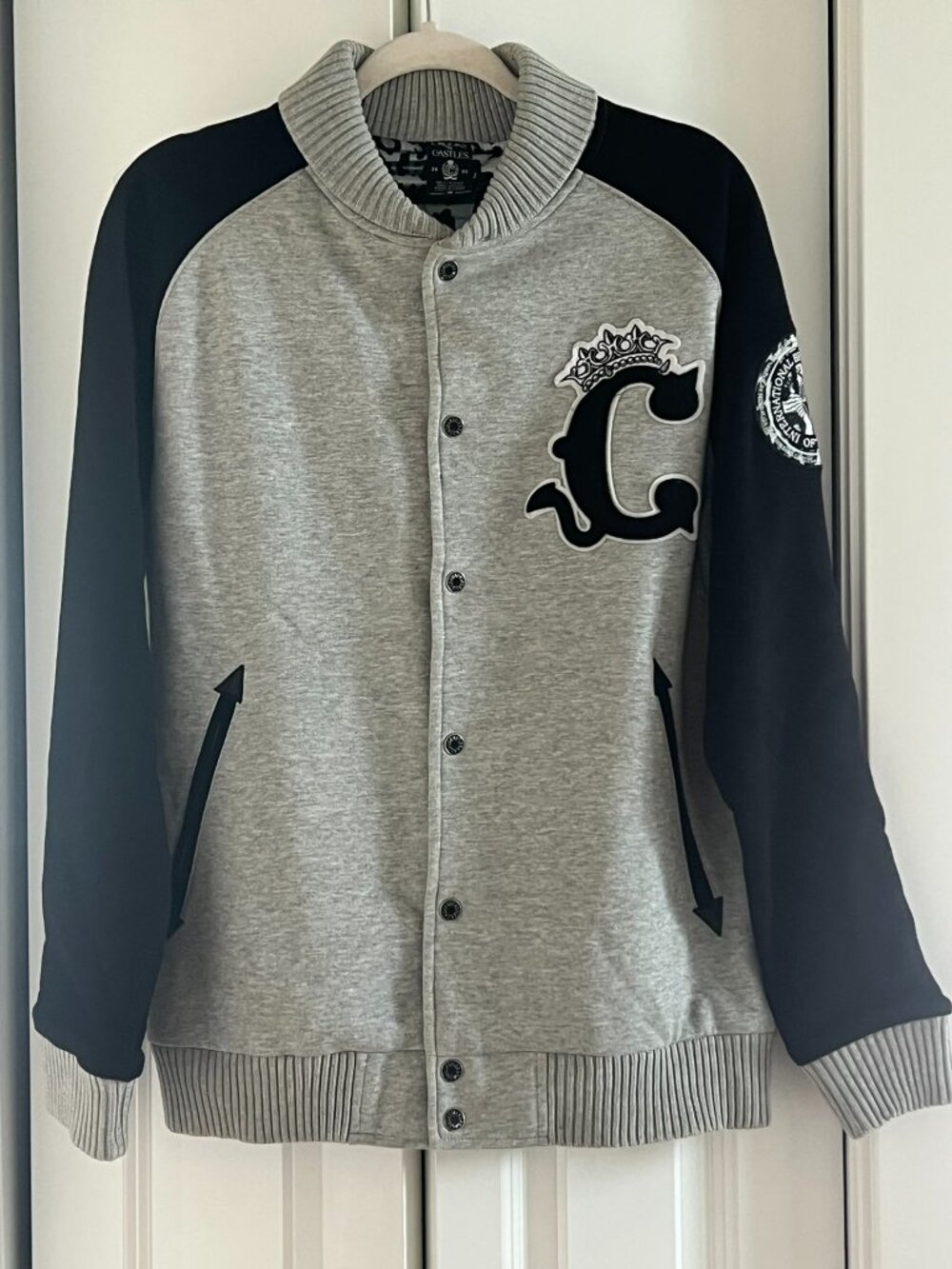 Vintage Crooks & Castles "Demon C" Varsety Jacket